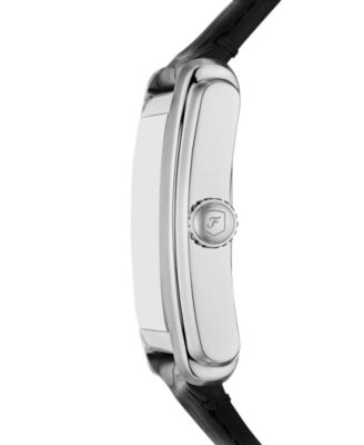 Men's Carraway Three-Hand Brown Leather Watch, 30mm