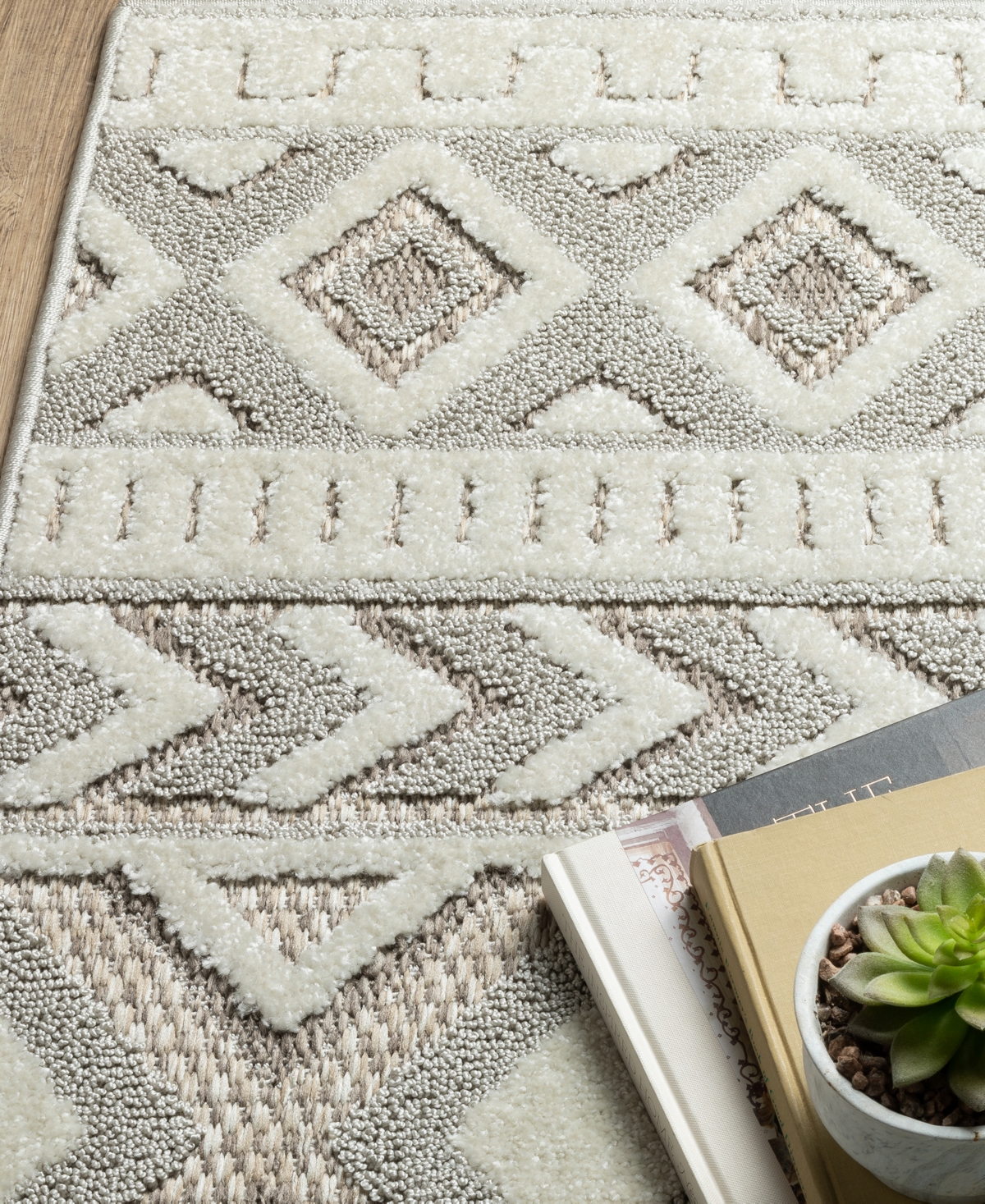 Oriental Weavers Tangier Tan06 3'3x5' Area Rug In Gray