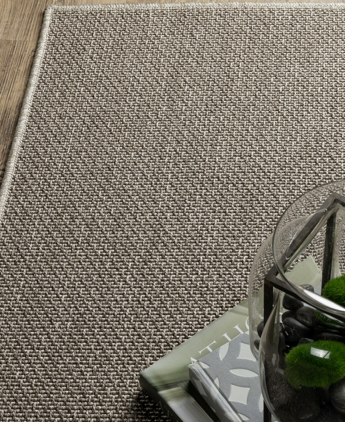 Oriental Weavers Caicos Ca07a 1'10x7'6 Runner Area Rug In Charcoal