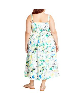 Plus Size Almay Midi Dress