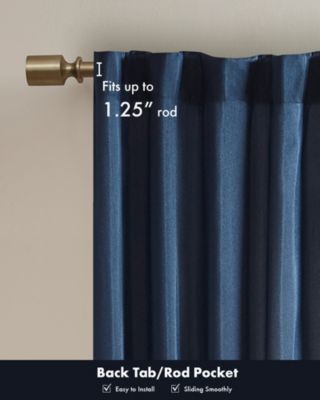 Andora Botanical Embroidered Curtain Panel, 50" x 84"