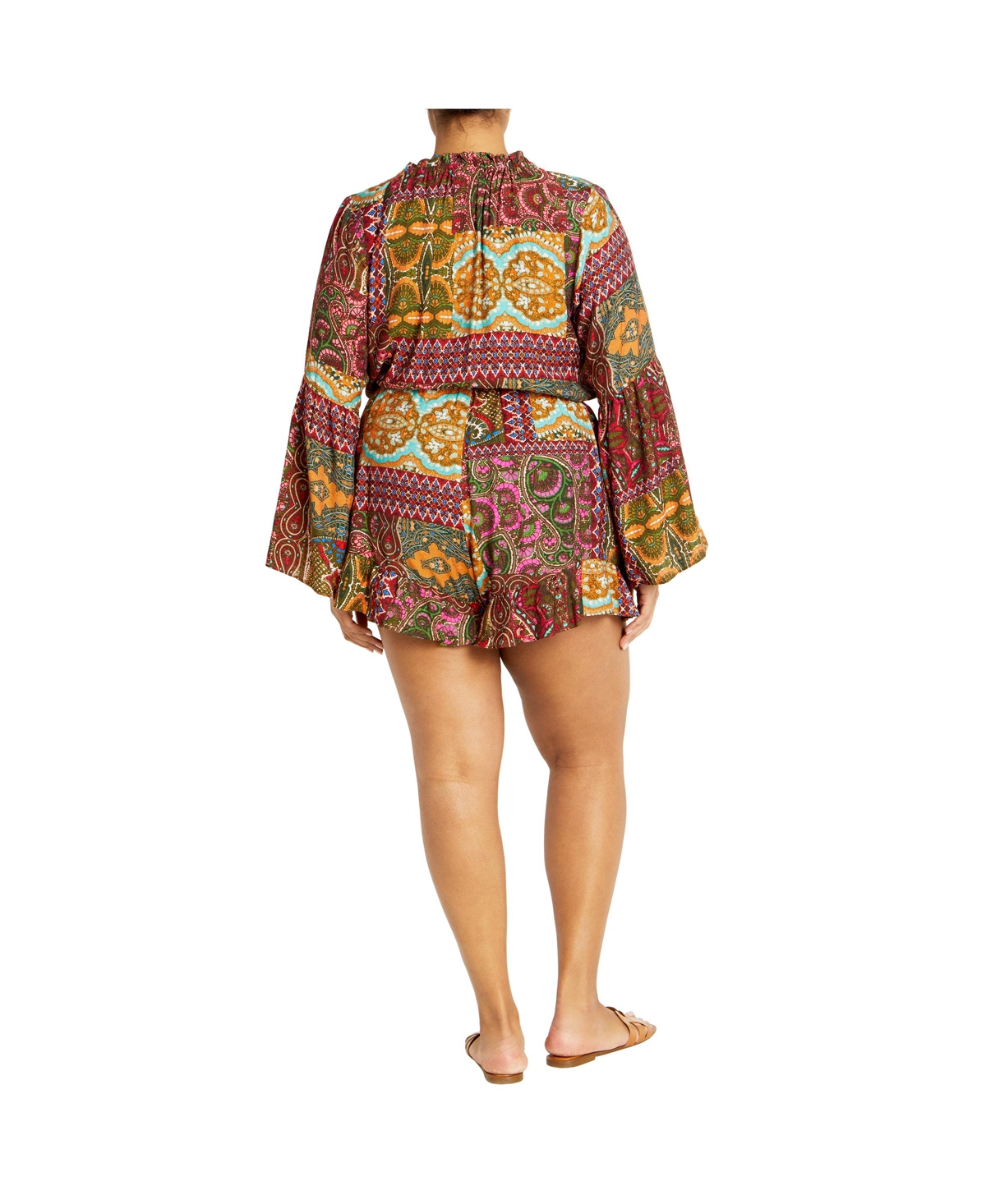 City Chic Women's Erica Print Playsuit