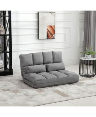  2-In-1 Convertible Floor Sofa Chair