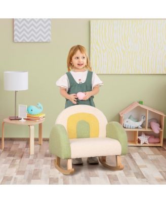 Kids Sofa, Rocking Toddler Sofa Chair, Gift for 18-36 Months,