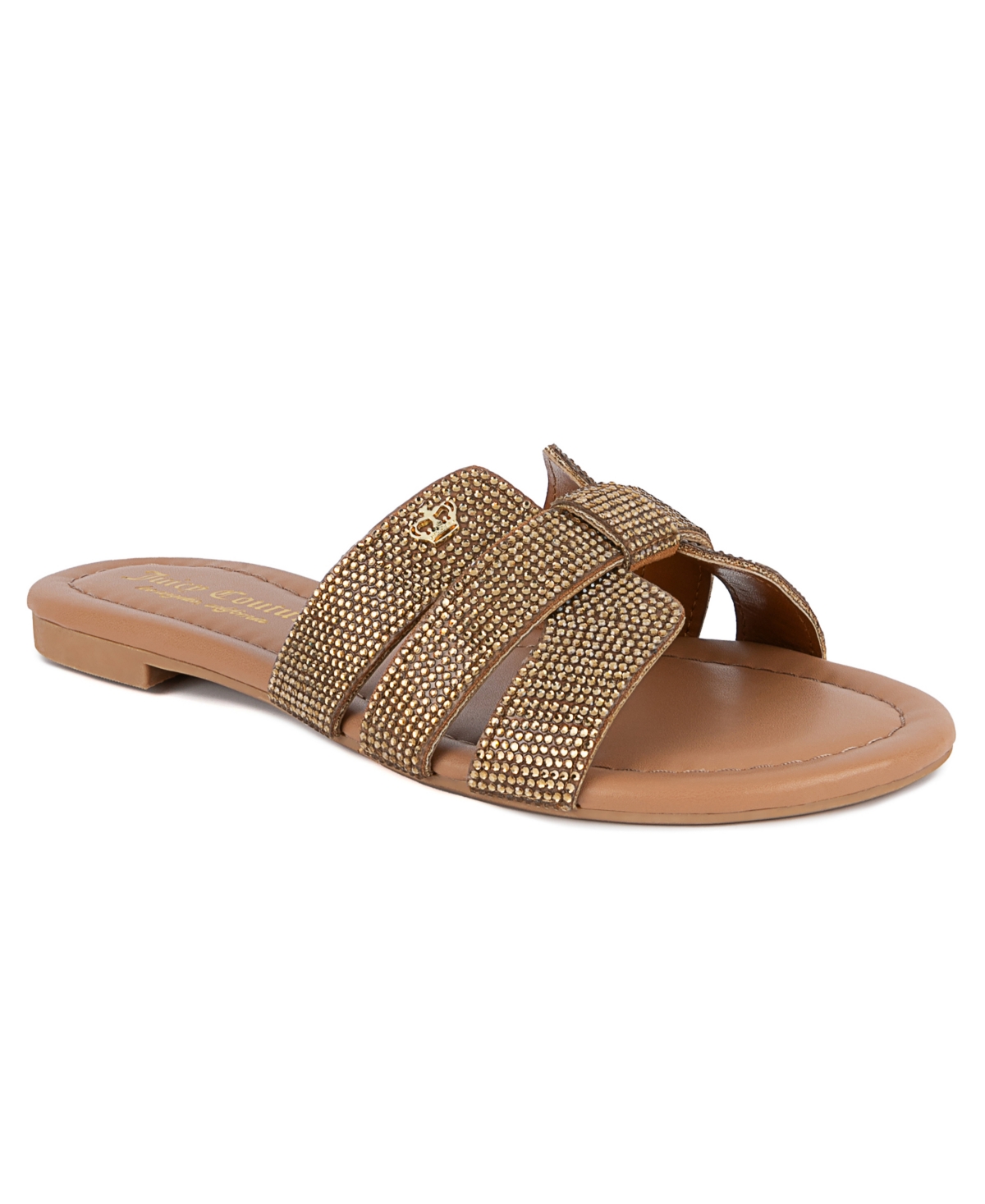 Juicy Couture Women's Zimie Slip-On Flat Sandals -Bronze