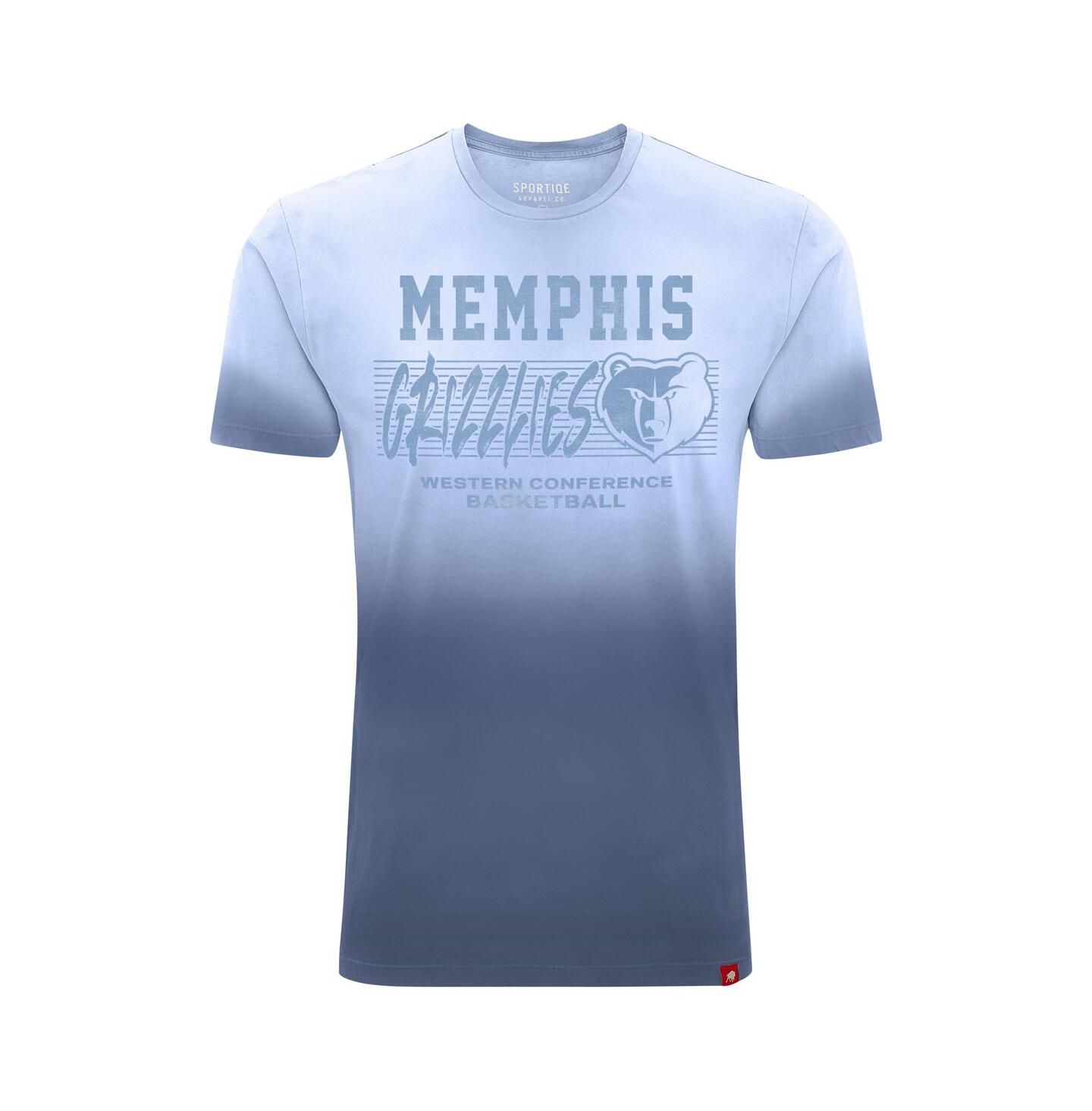 Футболка Sportiqe Navy Memphis Grizzlies Bingham Sun-Fade — фото 3