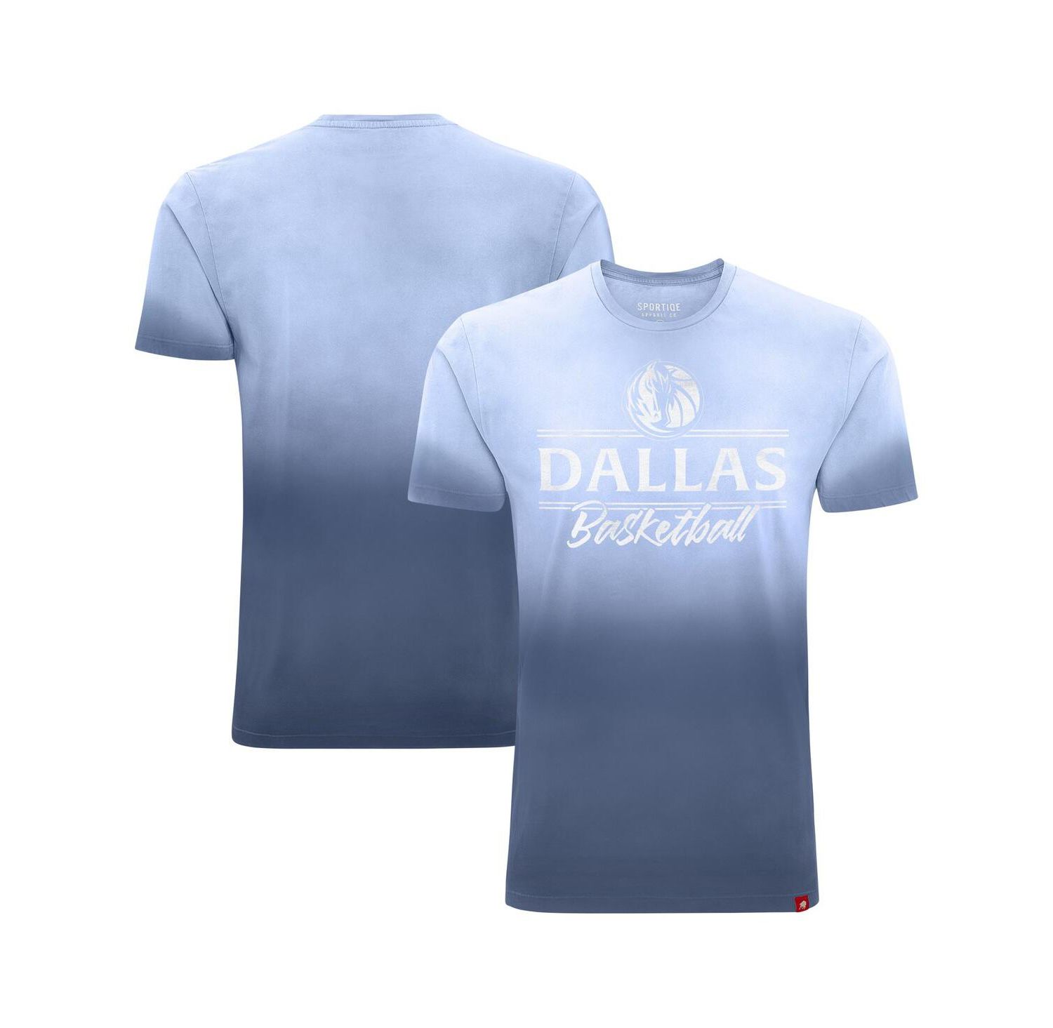 Men's and Women's Blue Dallas Mavericks Bingham Sun-Fade T-Shirt