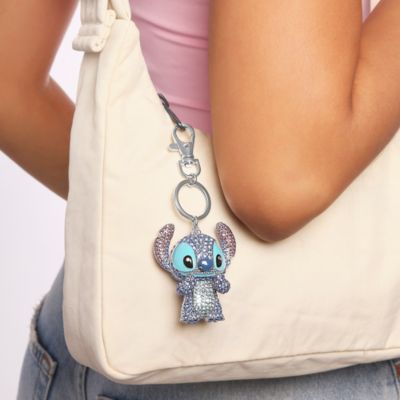 Stitch Pave 3D Bling Keychain - Bag Charm, Backpack Accessories, Travel Collectible Gift Keychains