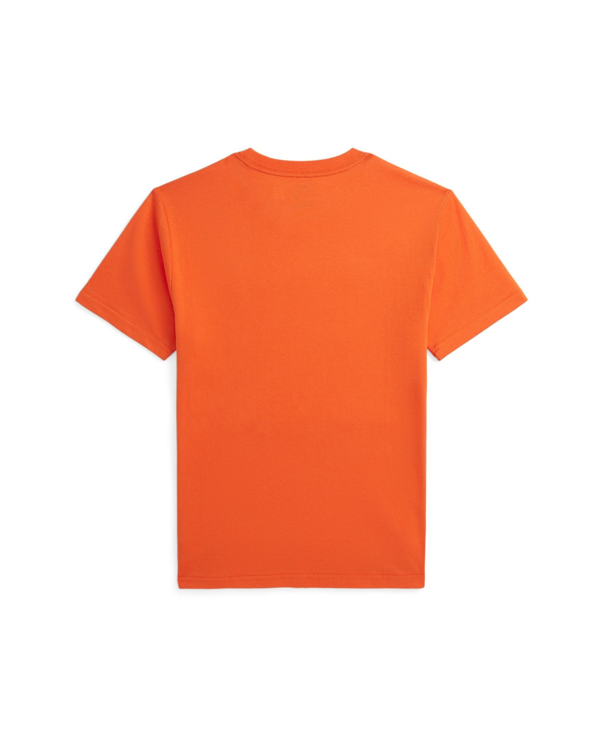 Polo Ralph Lauren Boys Orange Cotton Polo Shirt In Flannel Orange