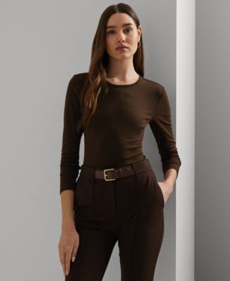 Macy's ralph lauren petite tops best sale