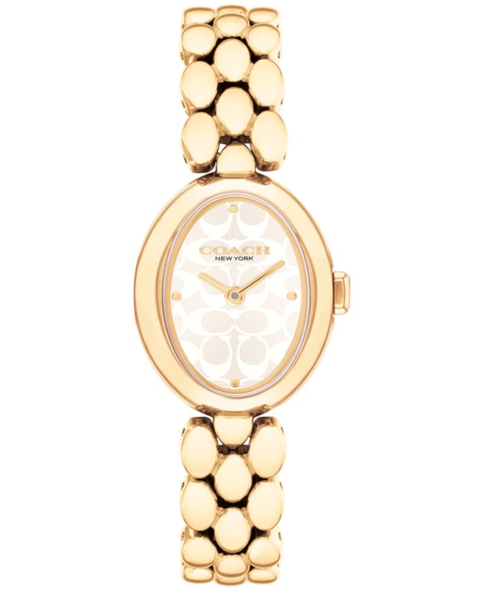 COACH Women's Gold Sammy Stainless Steel Watch 22.5mm