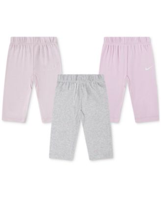 Nike Baby Boys or Girls Essentials Pull-On Pants Pack of 3 - Birch Heather 21$