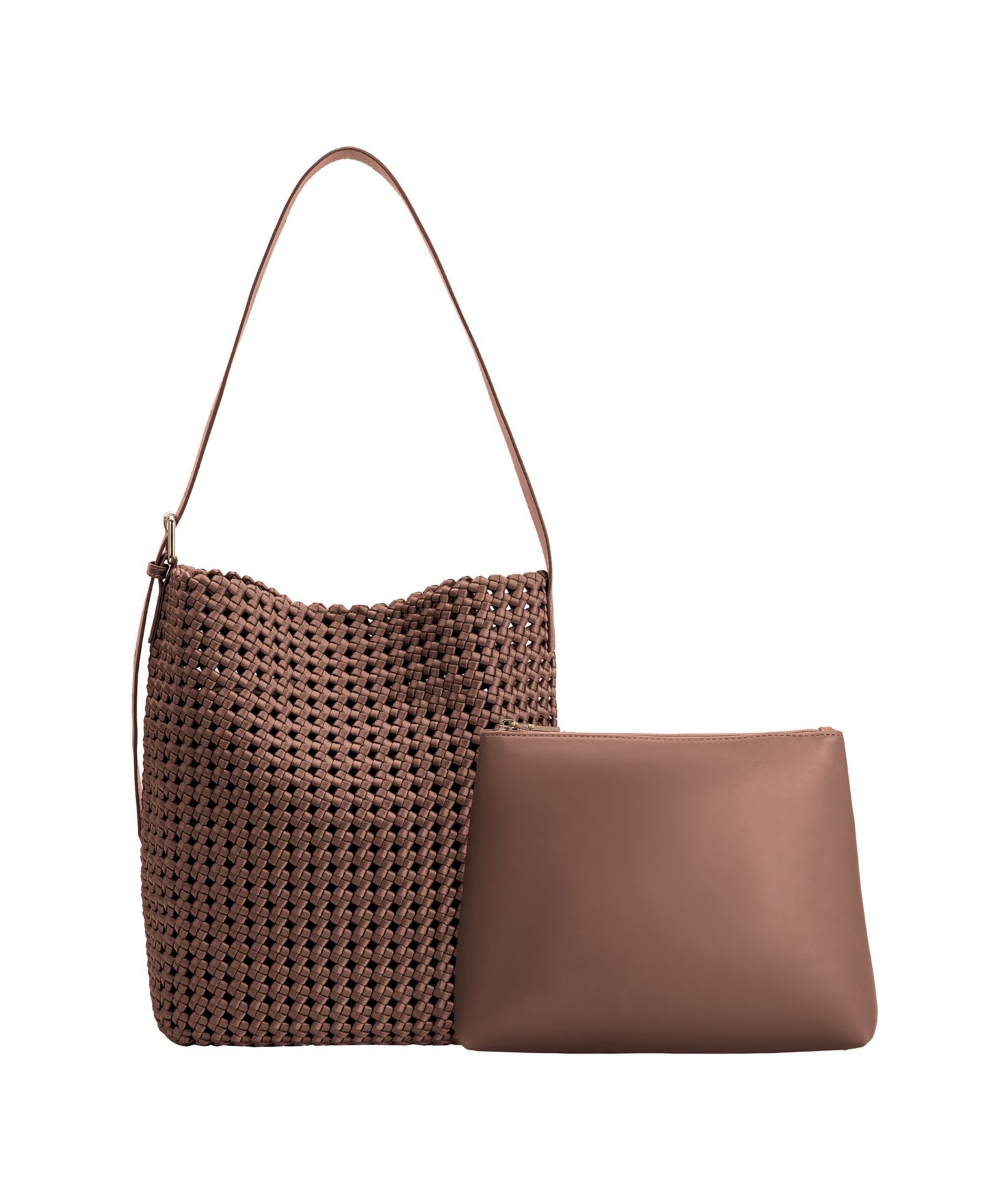 Женская сумка Melie Bianco Celine Magnetic Snap Handbag, цвет: Коричневый — фото 5