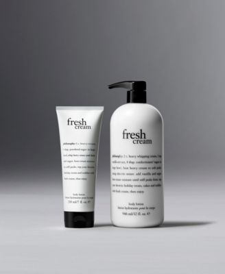fresh cream body lotion, 7 oz