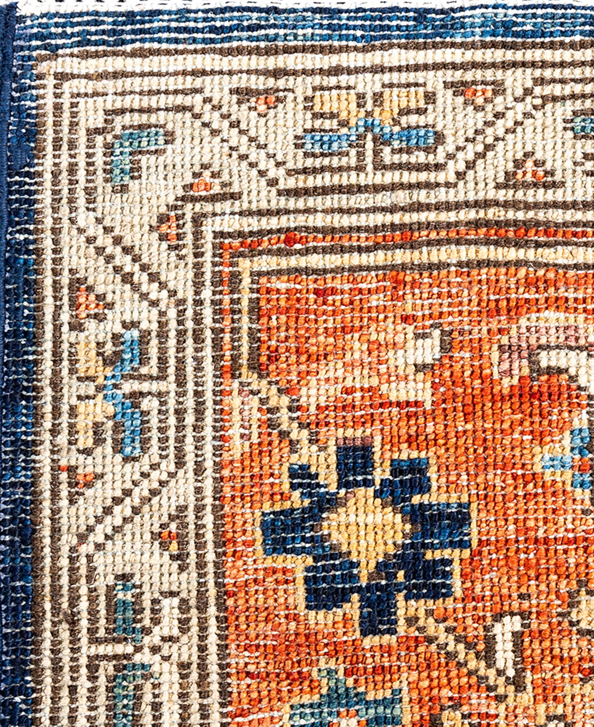 Adorn Hand Woven Rugs Serapi 6'6"x9'7" Area Rug In Blue