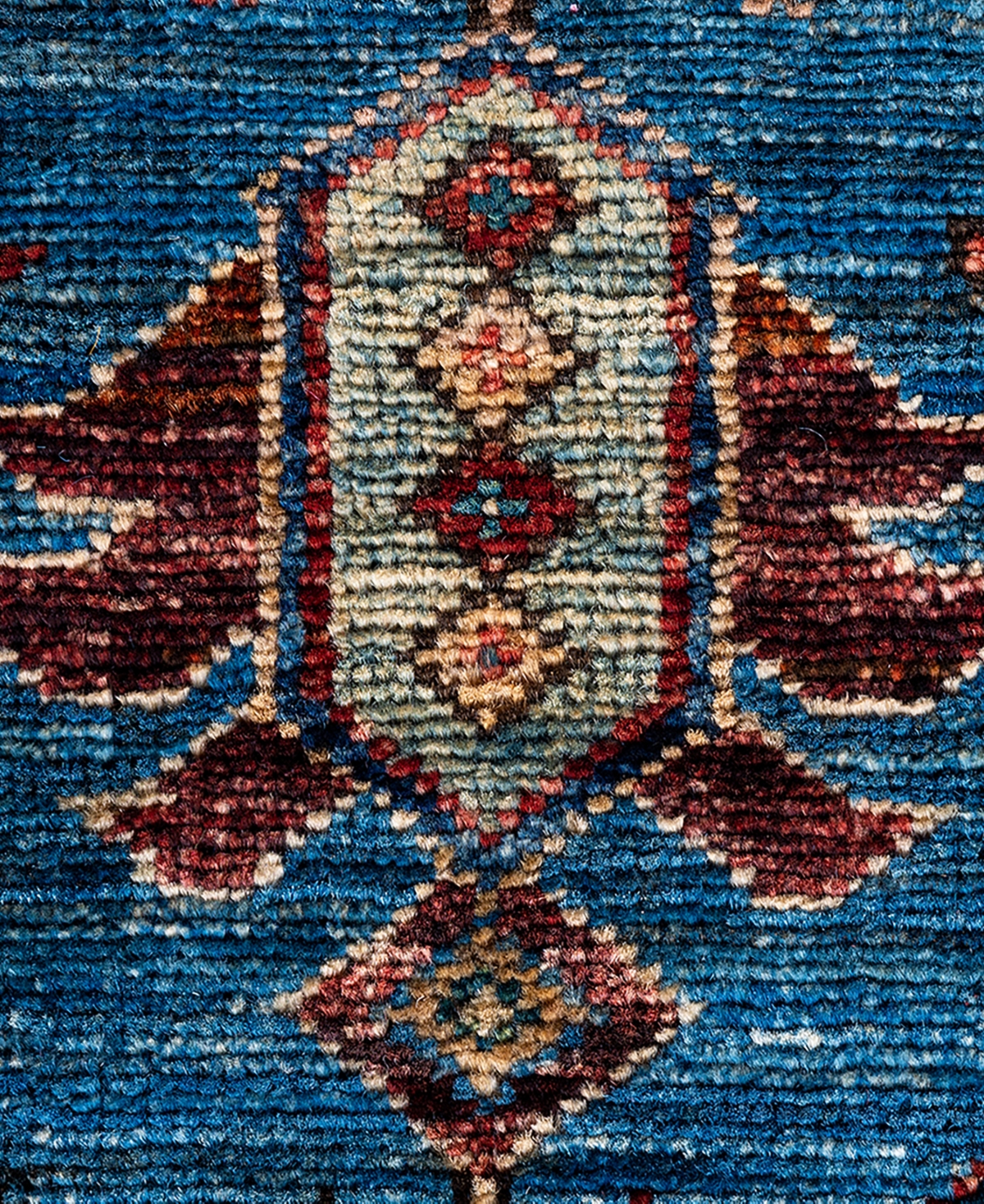 Adorn Hand Woven Rugs Serapi 6'x9'1" Area Rug In Light Blue