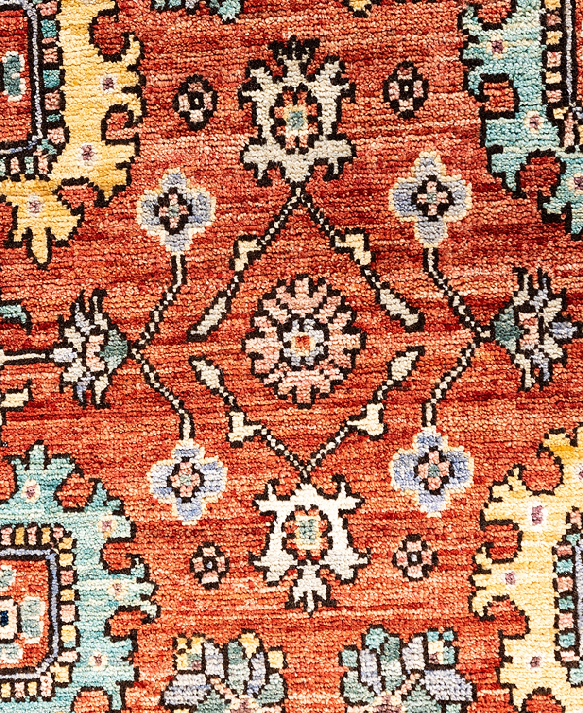 Adorn Hand Woven Rugs Serapi 4'x5'11" Area Rug In Orange