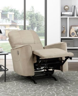 White Label Elevated 35" Power Rocker Reclining Chair