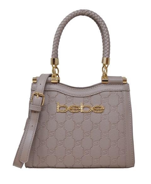 Женская сумка Bebe Celia Mini Satchel Crossbody, цвет: Пыльный розовый