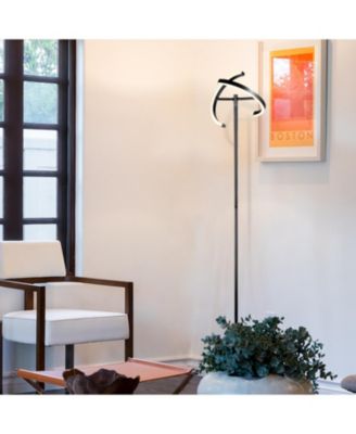 Halo Split 72" LED Torchiere Floor Lamp with Adjustable Head