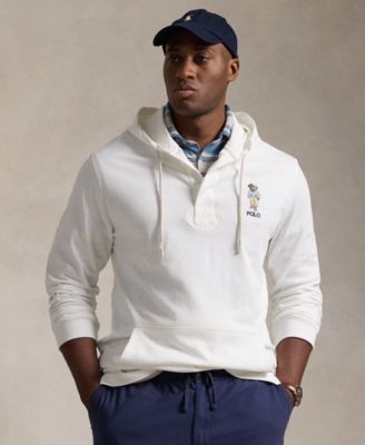 Polo Ralph Lauren - Men's Big & Tall Polo Bear Jersey Rugby Hoodie