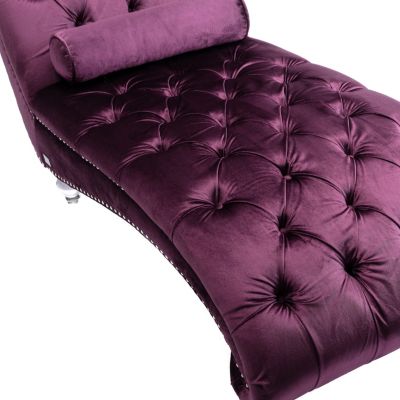 Streamdale Leisure Concubine Sofa With Acrylic Feet