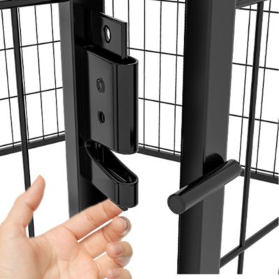 Streamdale Sturdy, Rust-Resistant Pet Fence with Automatic Gravity Locking