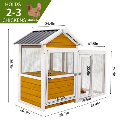 Streamdale 80" Waterproof PVC Coop - Bird, Chicken, Duck, Rabbit