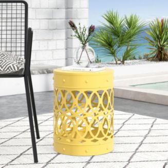 Streamdale Modern Geometric Iron Cut Side Table Chic, Durable, Assembly ...