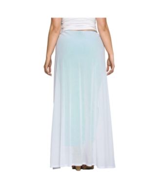 Plus Size Mesh Walk Through Pants