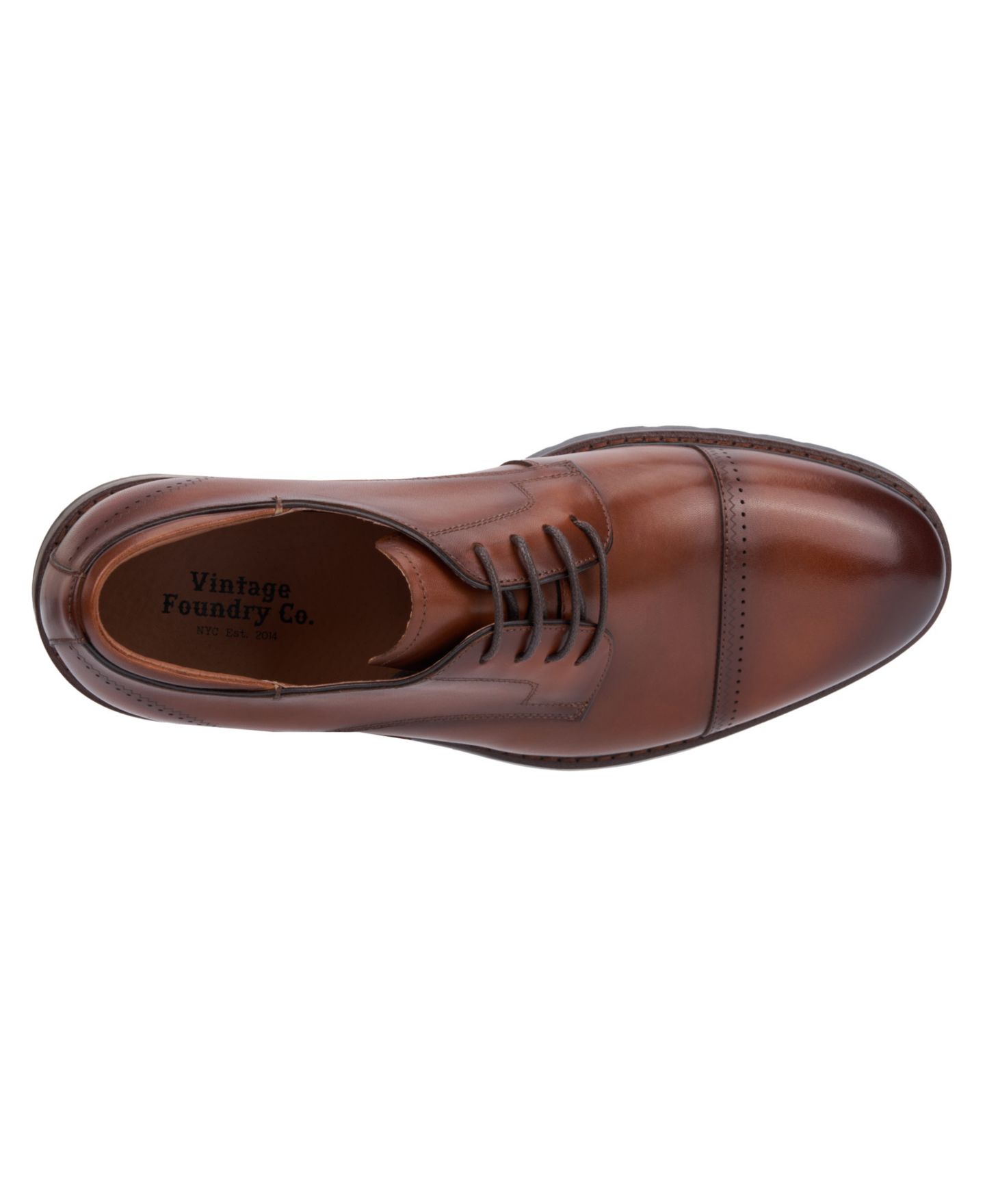 Обувь Vintage Foundry Co Men's Emerson Oxford Dress Shoe, цвет: Чёрный — фото 14
