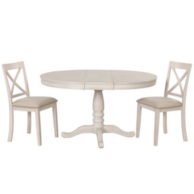 Modern Round Dining Set for 4