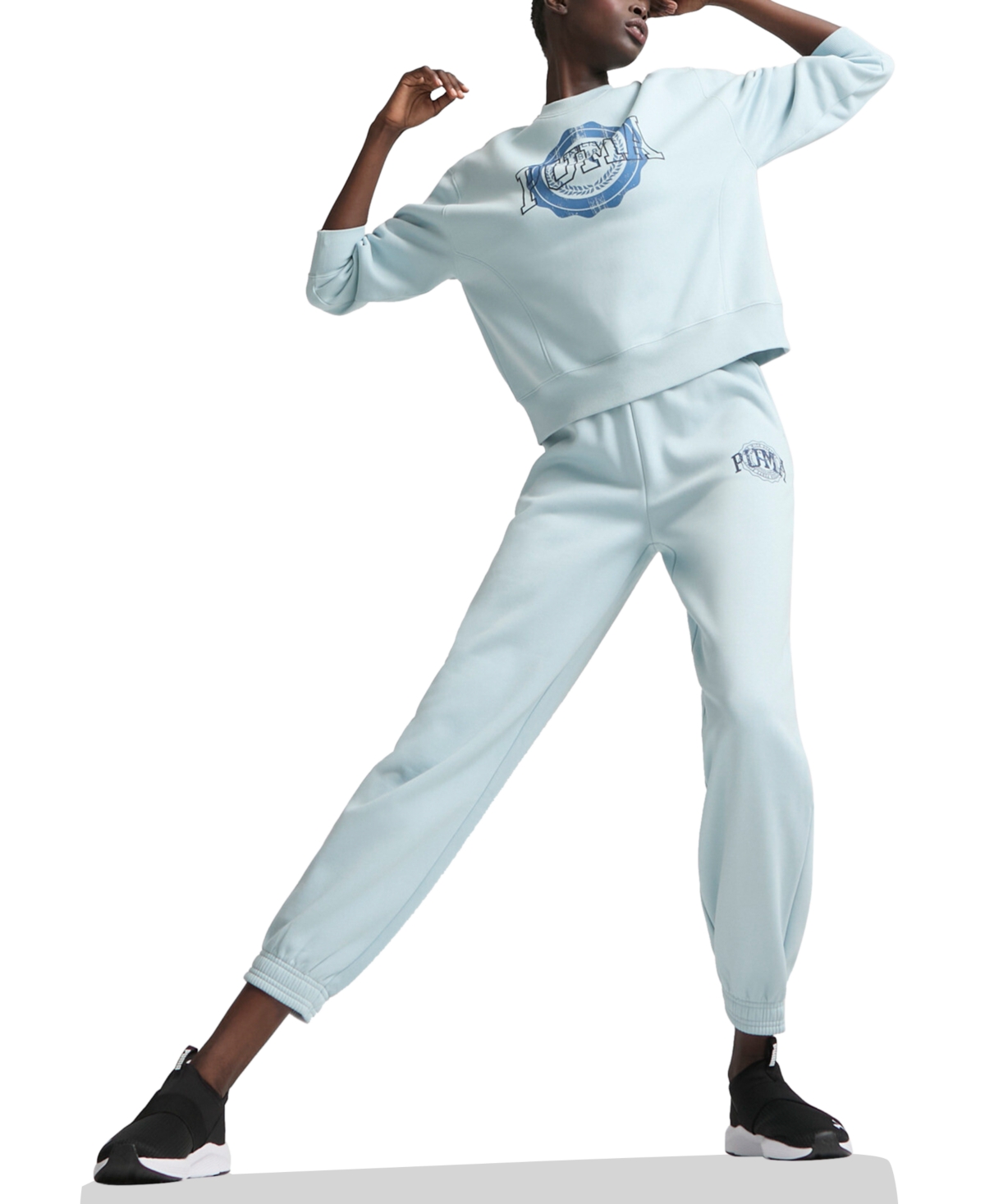 Puma Women's Vintage Sport Fleece Crewneck Sweatshirt