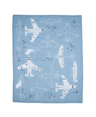 Little Aviator 3-Piece Airplane Nursery Baby Crib Bedding Set