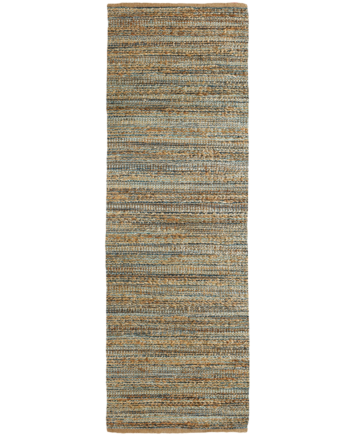 Lr Home Origin 2'6"x7'9" Runner Area Rug In Tan,aqua