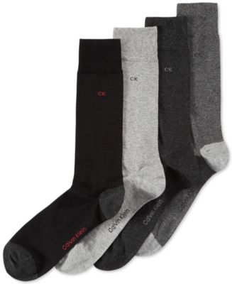 Calvin Klein Men's Heel Toe Socks 4-Pack - Socks - Men - Macy's