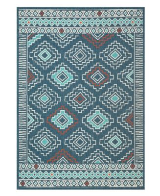 LR Home Trixie TRI-492 5'x7' Outdoor Area Rug - Macy's