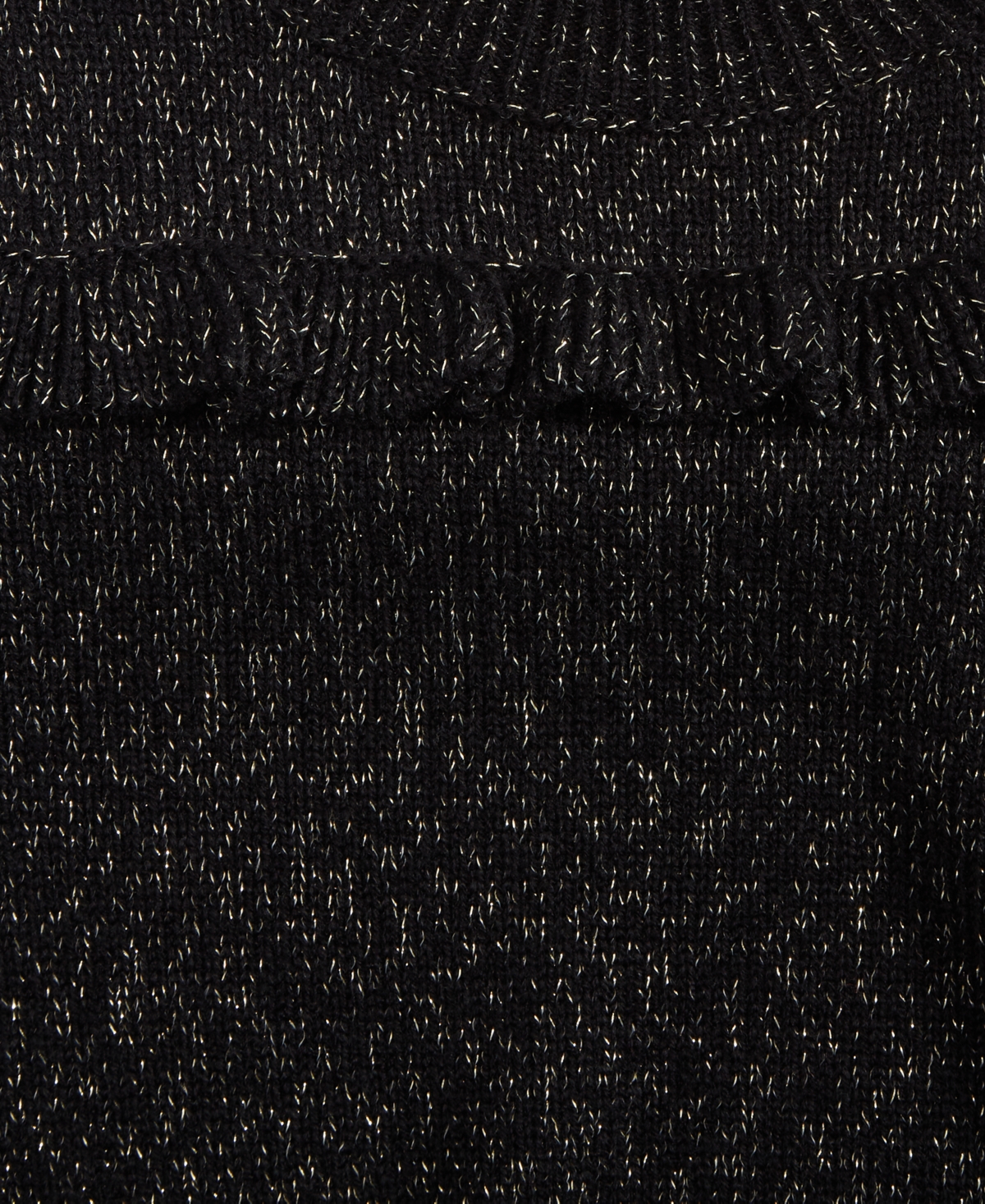 Epic Threads Toddler Girls Ruffled Metallic Sweater, Created For Macy's In Deep Black