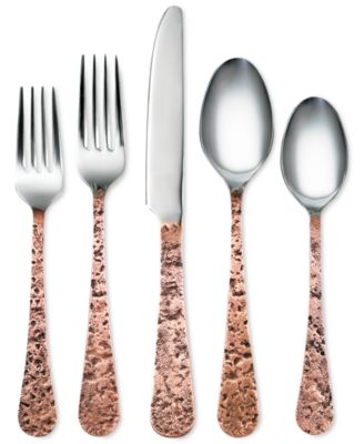 Cambridge Silversmiths - Indira by Cambridge Kashmira Antiqued 20-Pc. Flatware Set