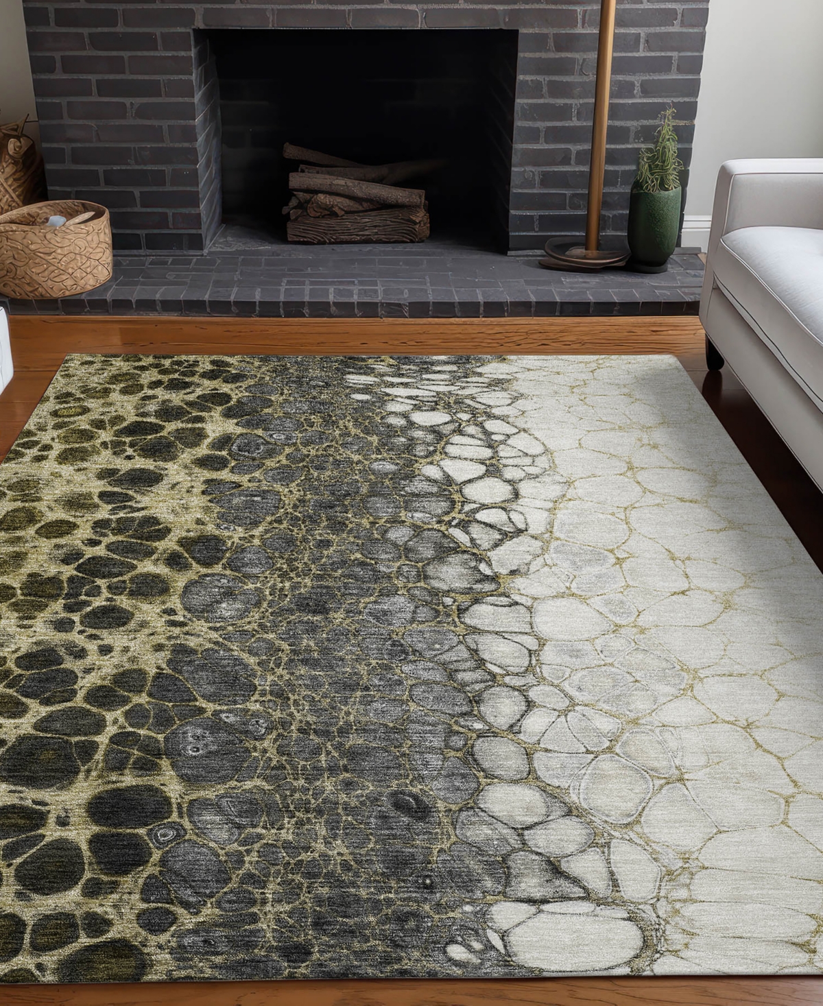 Addison Chantille Acn707 3'x5' Area Rug In Beige