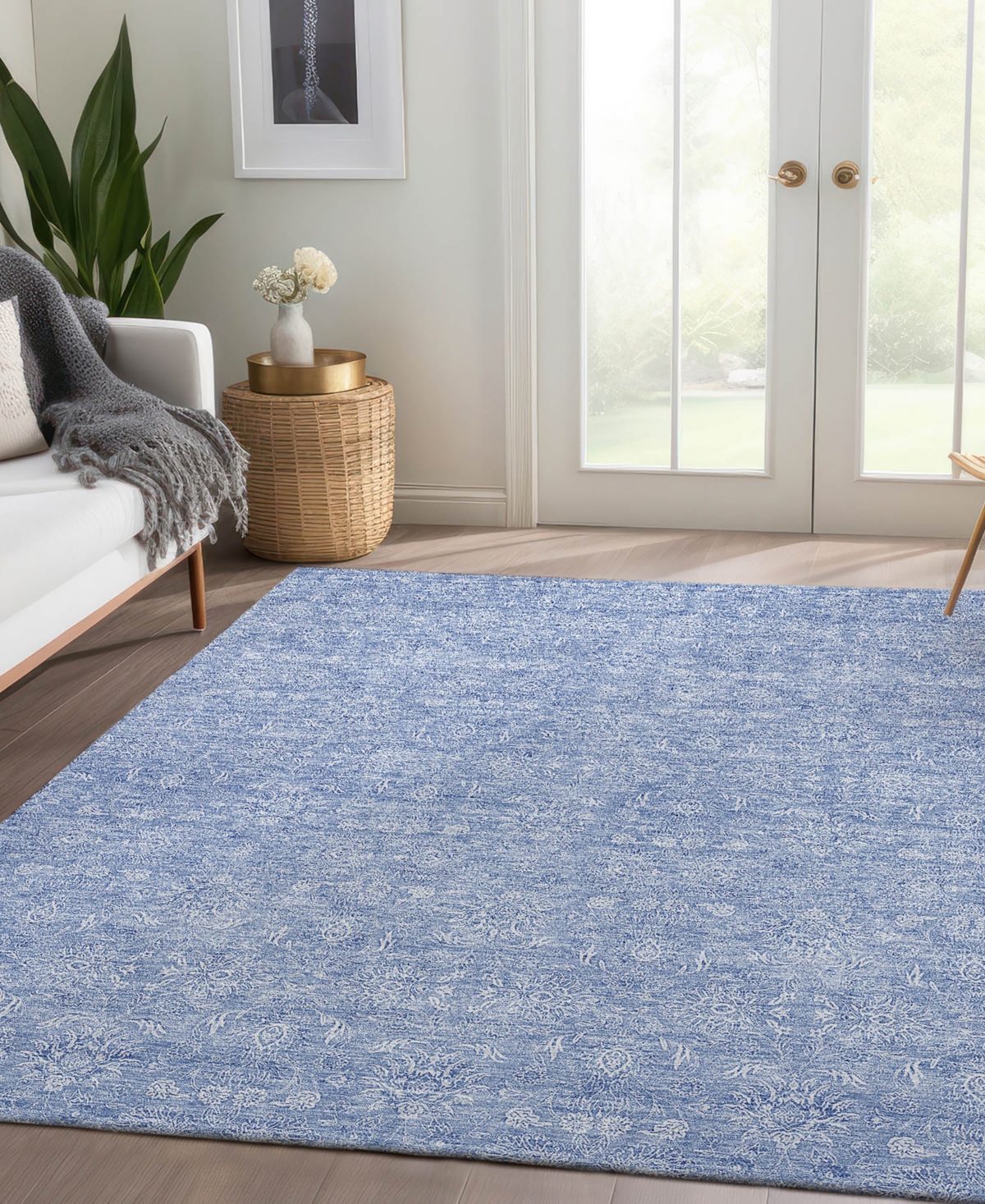 Addison Chantille Acn703 5'x7'6" Area Rug In Mist