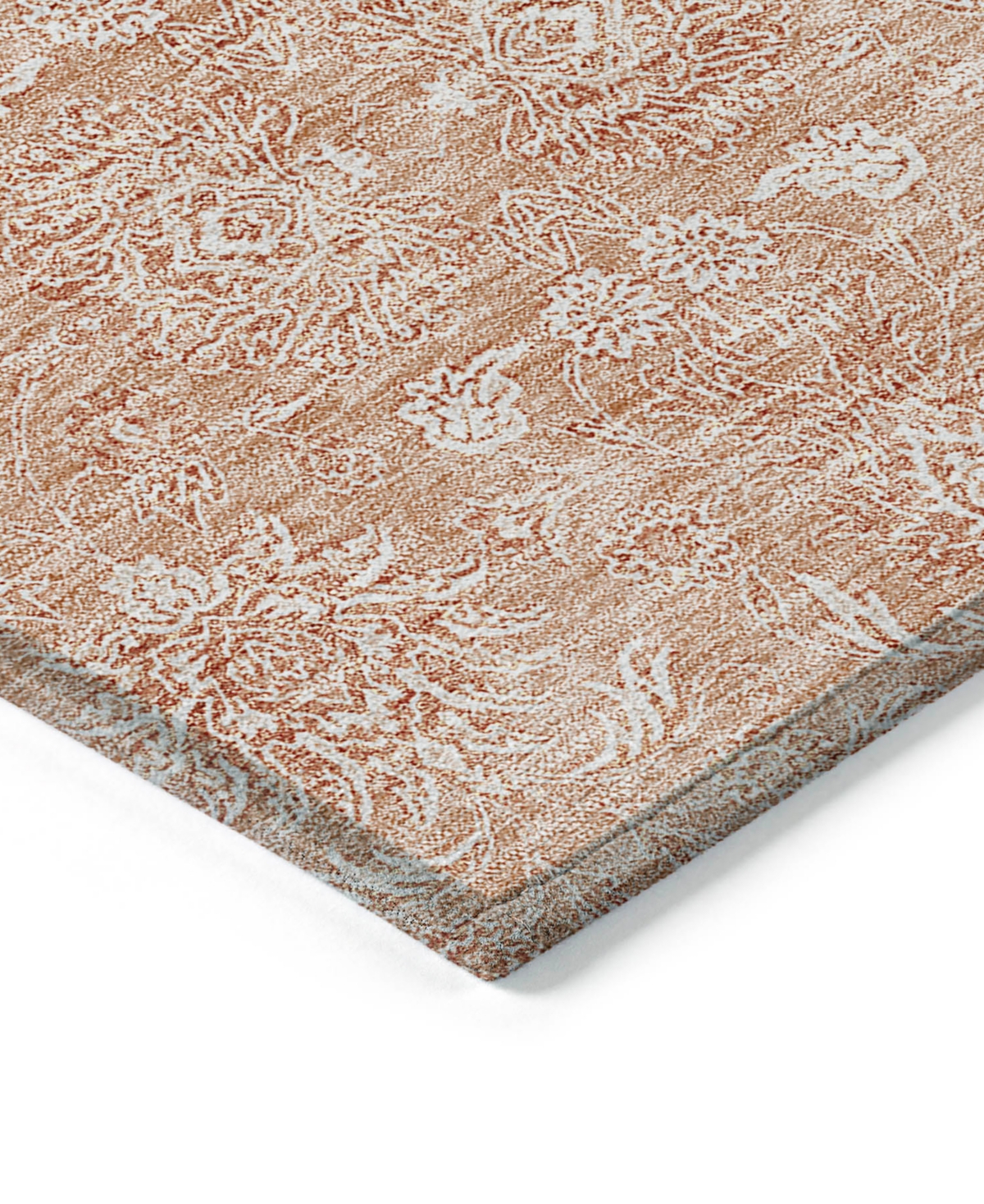 Addison Chantille Acn703 8'x10' Area Rug In Coral