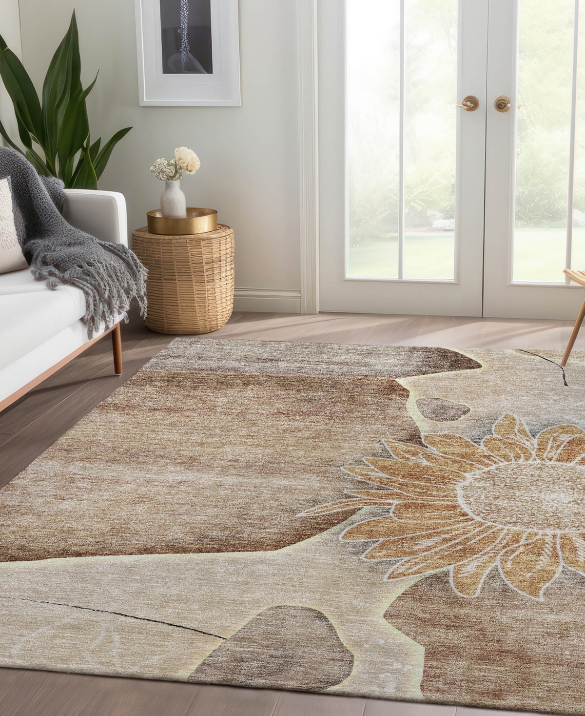 Addison Chantille Acn700 8'x10' Area Rug In Brown