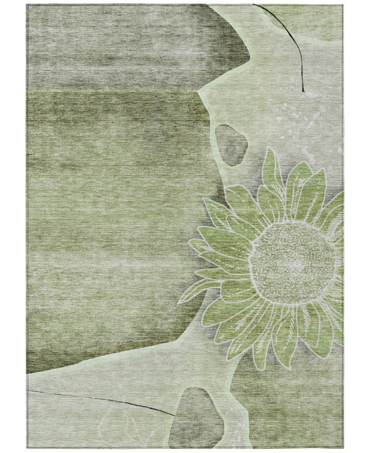 Addison Chantille Acn682 3'x5' Area Rug In Moss
