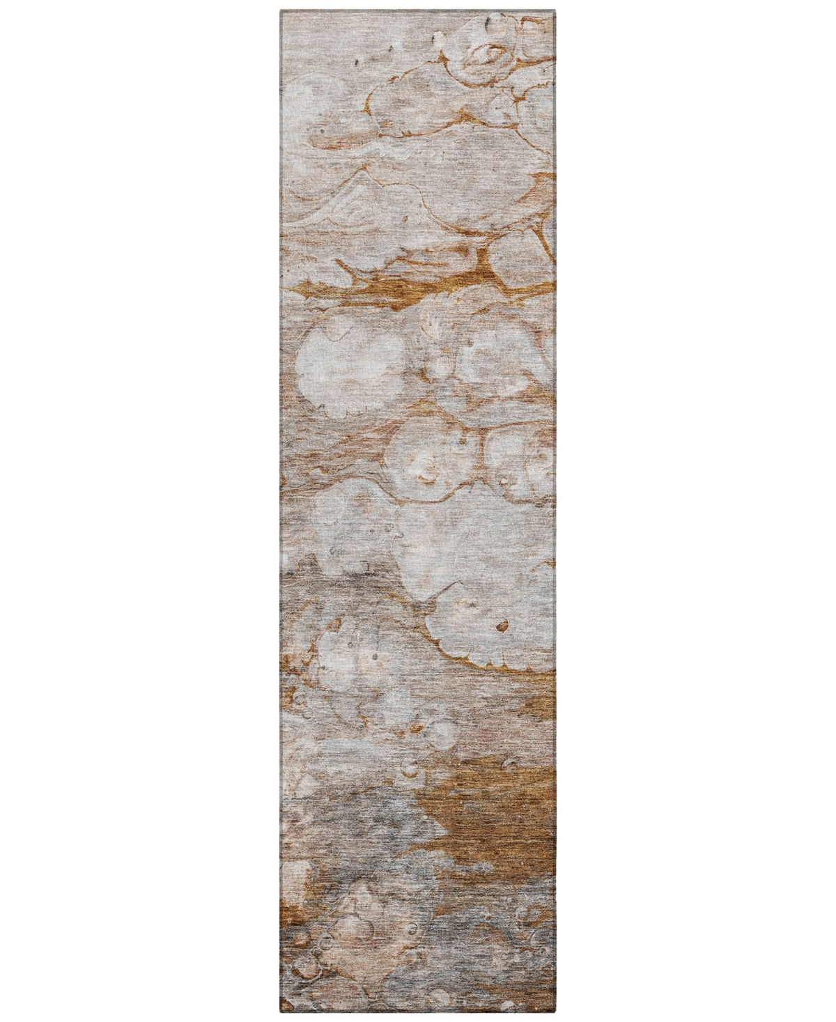 Addison Chantille Acn698 2'3"x7'6" Runner Area Rug In Terracotta
