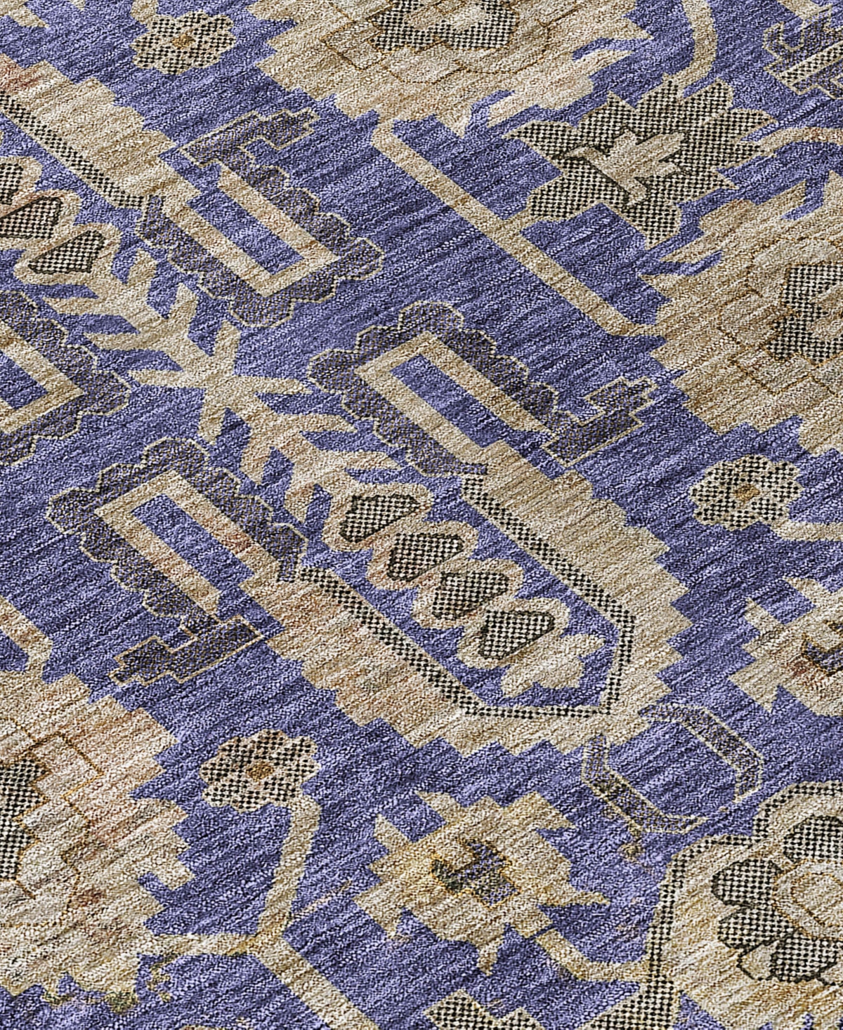 Addison Chantille Acn697 2'6"x3'10" Area Rug In Purple