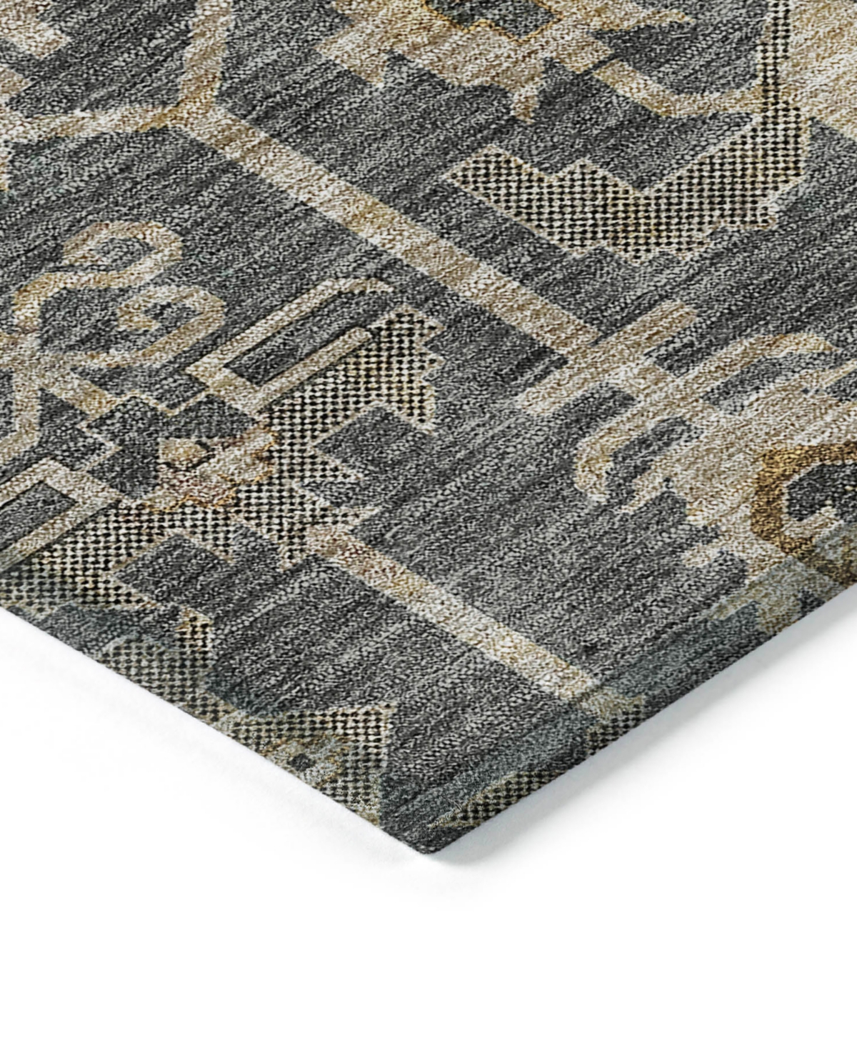 Addison Chantille Acn697 2'3"x7'6" Runner Area Rug In Gray