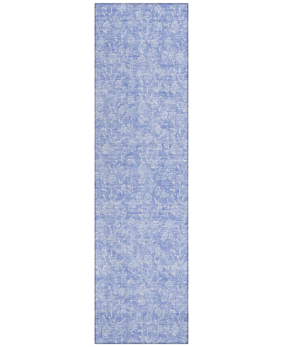Addison Chantille Acn691 2'3"x7'6" Runner Area Rug In Denim