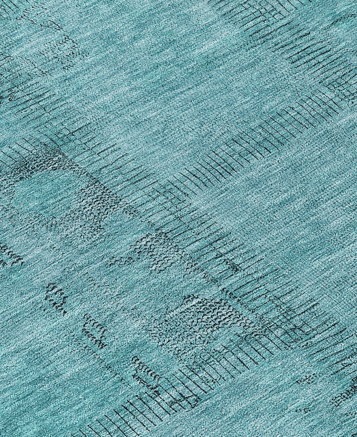 Addison Chantille Machine Washable Acn685 2'3"x7'6" Runner Area Rug In Teal