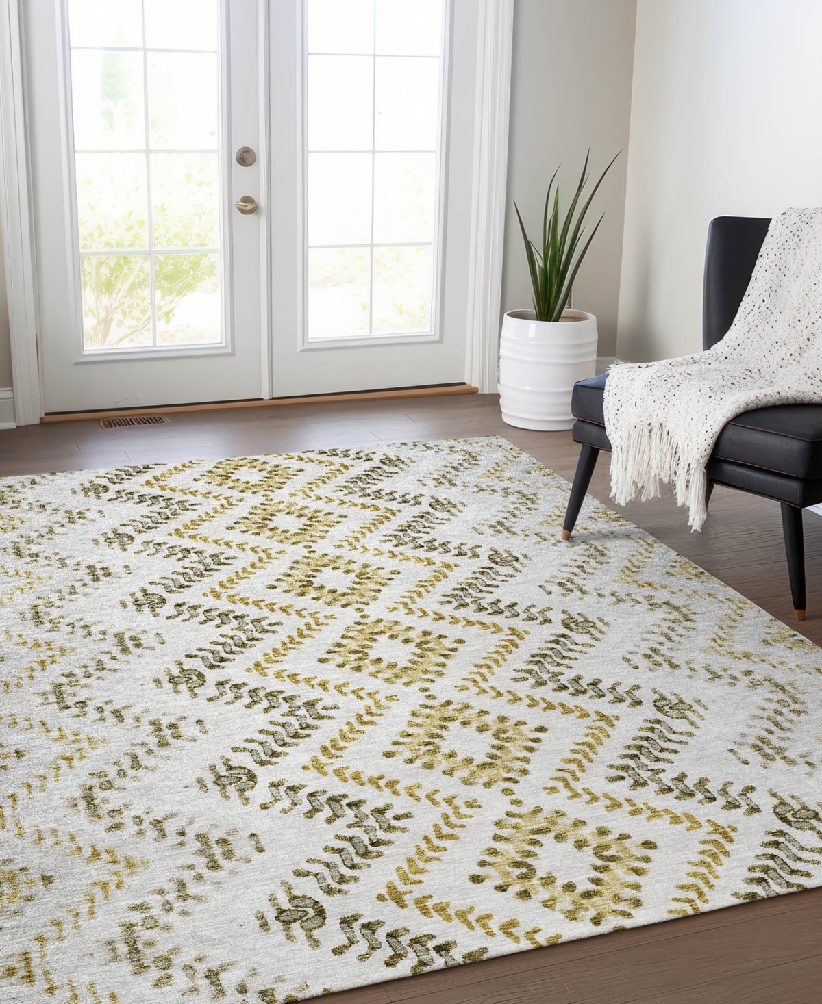 Addison Chantille Acn684 9'x12' Area Rug In Taupe